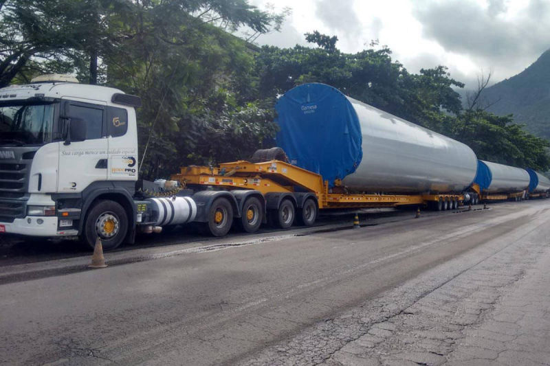 Transporte para segmento eólico